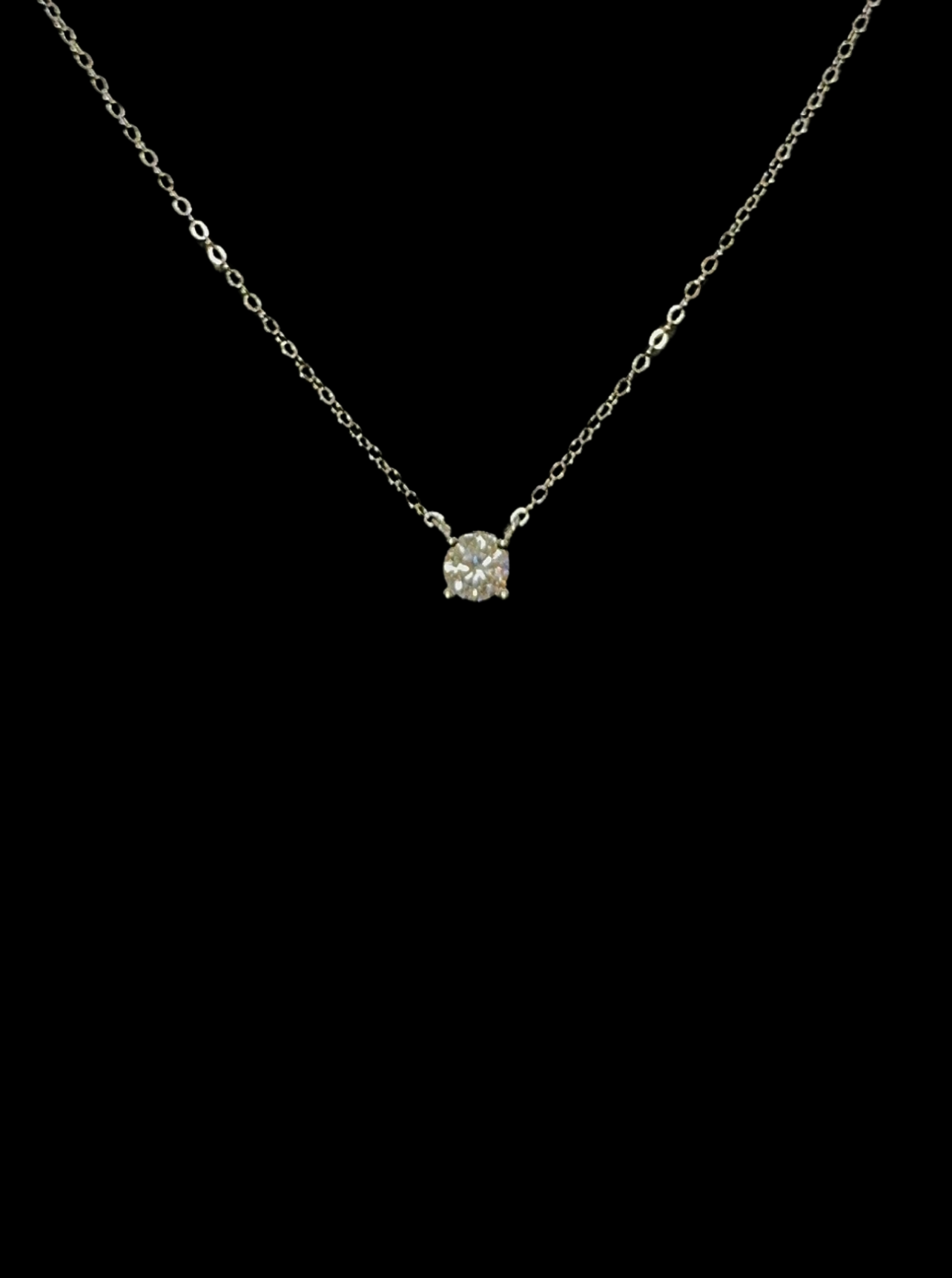 Collar Solitario 0.5ct